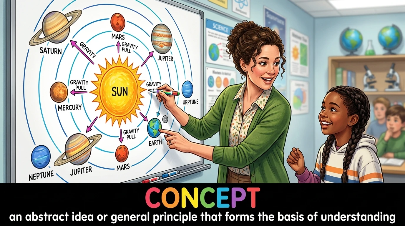 English Illustration for concept